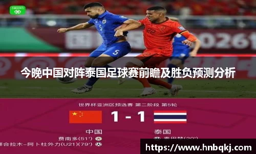 今晚中国对阵泰国足球赛前瞻及胜负预测分析